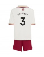 Arsenal Cristhian Mosquera #3 Tredjedraktsett Barn 2025-26 Korte ermer (+ bukser)